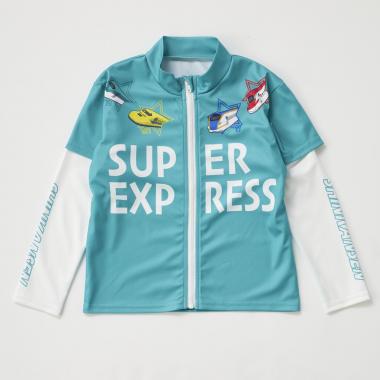 【シンカンセン】重ね着風ラッシュガード