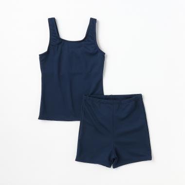 【NIKKI】女児スクール水着 タンクトップセパレート しっかり素材