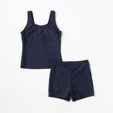 【NIKKI】女児スクール水着 タンクトップセパレート しっかり素材