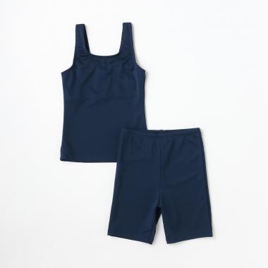 【NIKKI】女児スクール水着 タンクトップセパレート ストレッチ素材