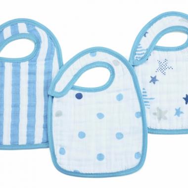 【aden + anais】スナップビブ/ロックスター/3枚