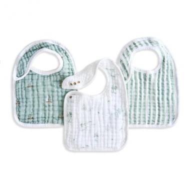 【aden + anais】スナップビブ/セイリングシーズ/オーガニック/3枚