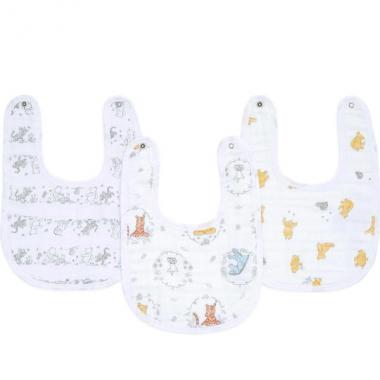 【aden + anais】スナップビブ/くまのプーさん/ウィニー+フレンズ/3枚