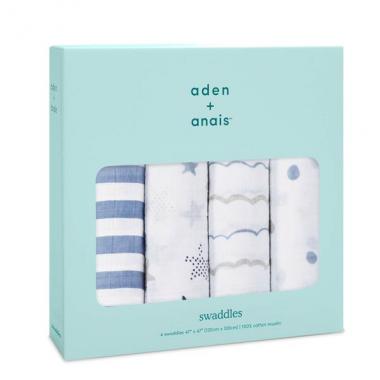 【aden + anais】スワドル/ロックスター/4枚