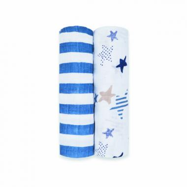 【aden + anais】スワドル/ロックスター/2枚