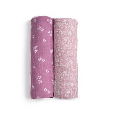 【aden + anais】スワドル/ヘリテージフローラル/オーガニック/2枚