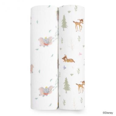 【aden + anais】スワドル/ディズニー+フレンズ/2枚