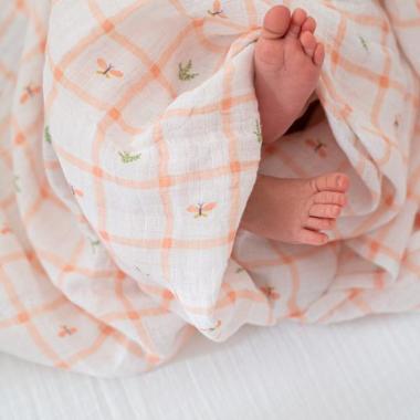 【aden + anais】スワドル/カントリーフローラル/2枚