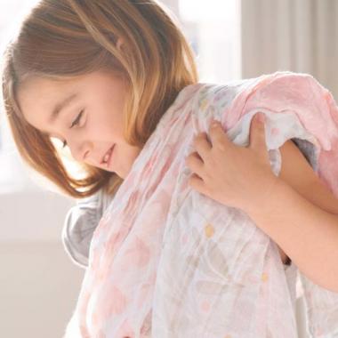 【aden + anais】スワドル/ピースオブマイハート/4枚