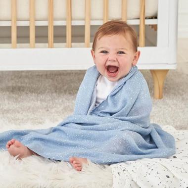 【aden + anais】スワドル/コズミックギャラクシー/シルキーソフト/2枚