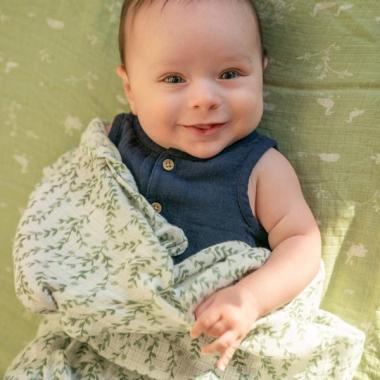 【aden + anais】スワドル/ネイチャーフレンズ/シルキーソフト/2枚