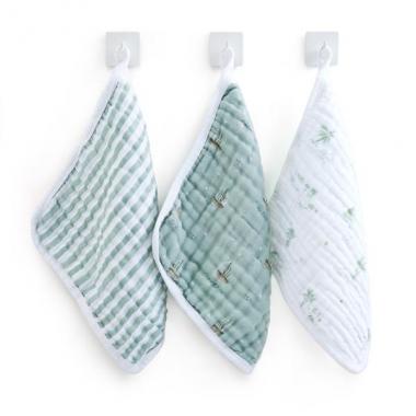 【aden + anais】ウォッシュクロス/セイリングシーズ/オーガニック/3枚