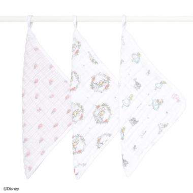 【aden + anais】ウォッシュクロス/アリスインワンダーランド/3枚