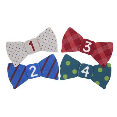 【ベビー雑貨】【pearhead】ベビー・フェルトステッカー　蝶ネクタイ