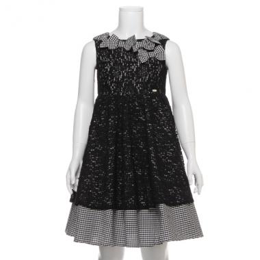 リボンいっぱいレースワンピース