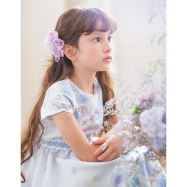 チュールフラワーコサージュ