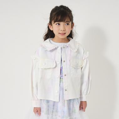 タイダイフリルジャケット