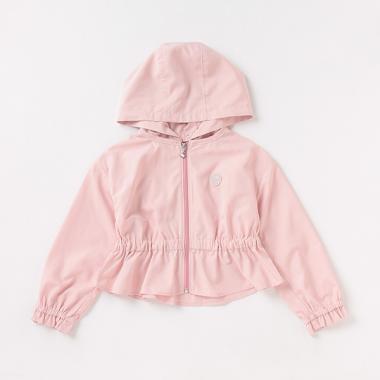 裾フリルパーカーブルゾン