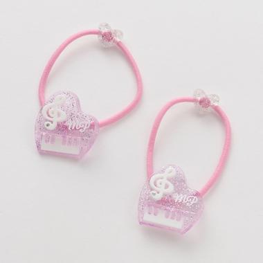 ピアノラメヘアポニー2個セット