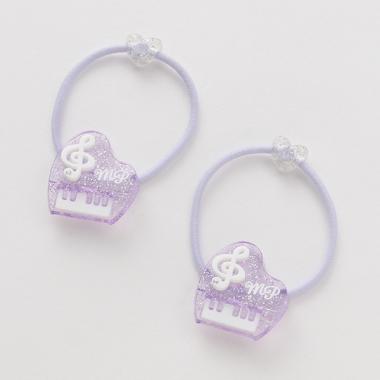 ピアノラメヘアポニー2個セット