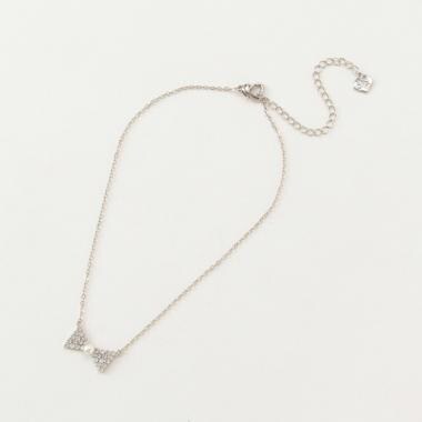 キラキラリボンネックレス