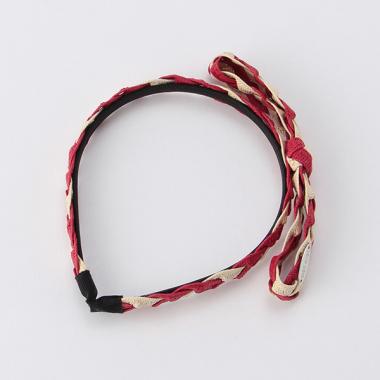 編みリボンカチューシャ