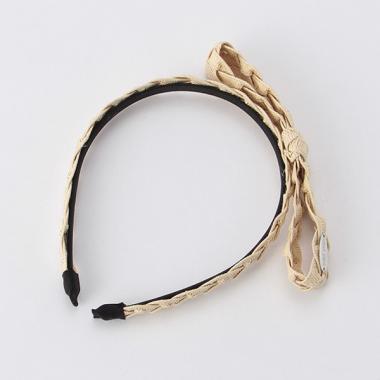 編みリボンカチューシャ