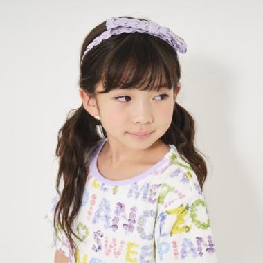 編みリボンカチューシャ