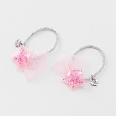 星チュールヘアポニー2個セット