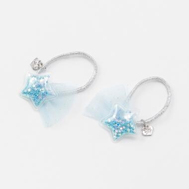 星チュールヘアポニー2個セット