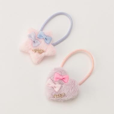 プックリスター＆ハートヘアポニー2個セット【日本製】
