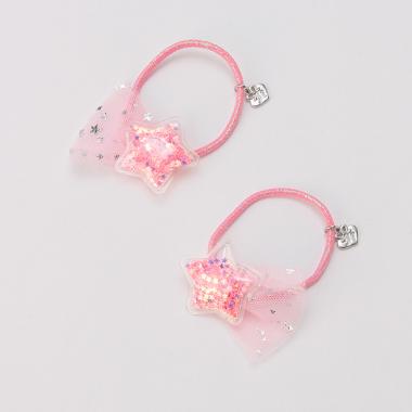 スターチュールヘアポニー2個セット【日本製】