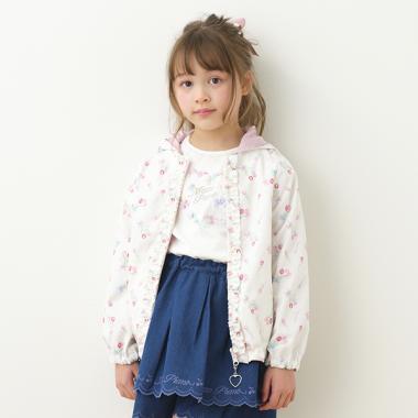 チューリップ柄リバーシブルブルゾン