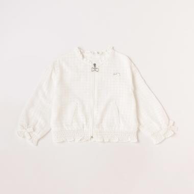 シアーギンガムブルゾン