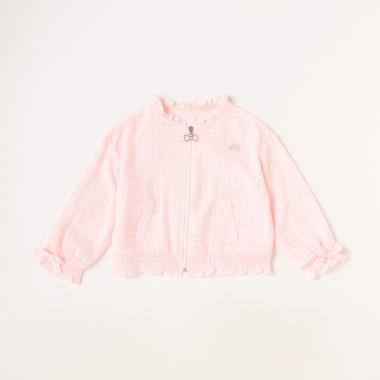 シアーギンガムブルゾン