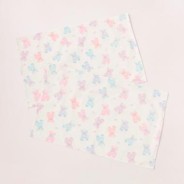 ドットマルチクマ柄　ランチクロス2枚セット