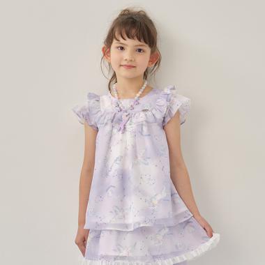 星座柄フリルチュニック