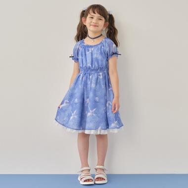 星座柄ワンピース　チョーカーつき