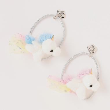 ユニコーンモチーフ　ヘアポニー2個セット【日本製】