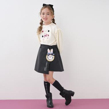 ラップショートパンツ　時計ポーチ付