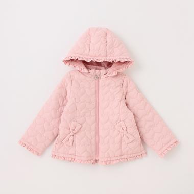 ハートキルト　ジップパーカブルゾン