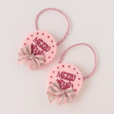 クッキーモチーフ　ヘアポニー　2個セット【日本製】