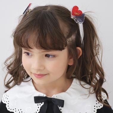 トランプモチーフ　ヘアポニー　2個セット