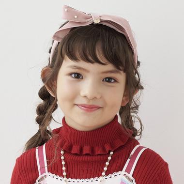 ベルベットリボン　カチューシャ【日本製】