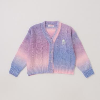 グラデーションニット　カーディガン