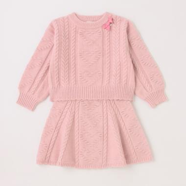 ハートポップコーンニット　セットアップ