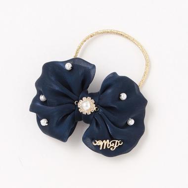 ぷっくりリボン　ヘアポニー