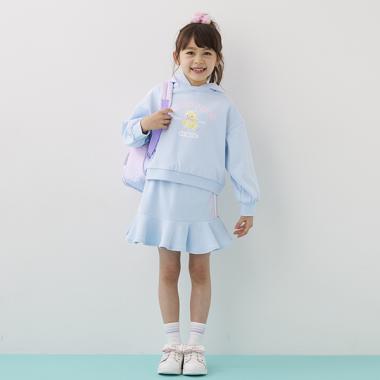 ぬいぐるみプリントパーカ　セットアップ