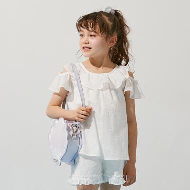 シェル柄レースチュニック