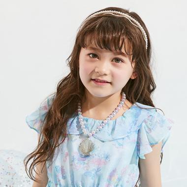 オーロラシェルモチーフ　ネックレス